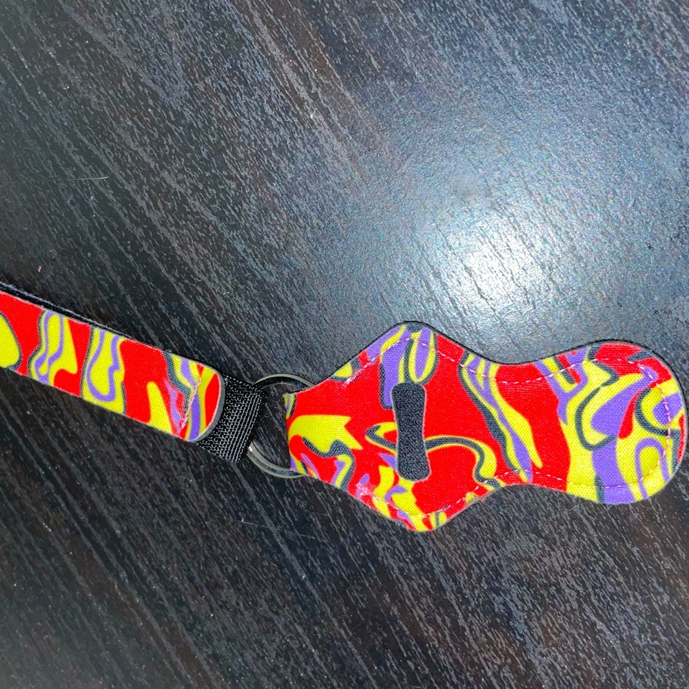 Colorful Swirl Keychain